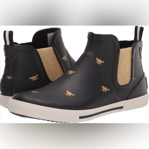 ISO Joules Rainwell Black/Gold Bee, Size 8